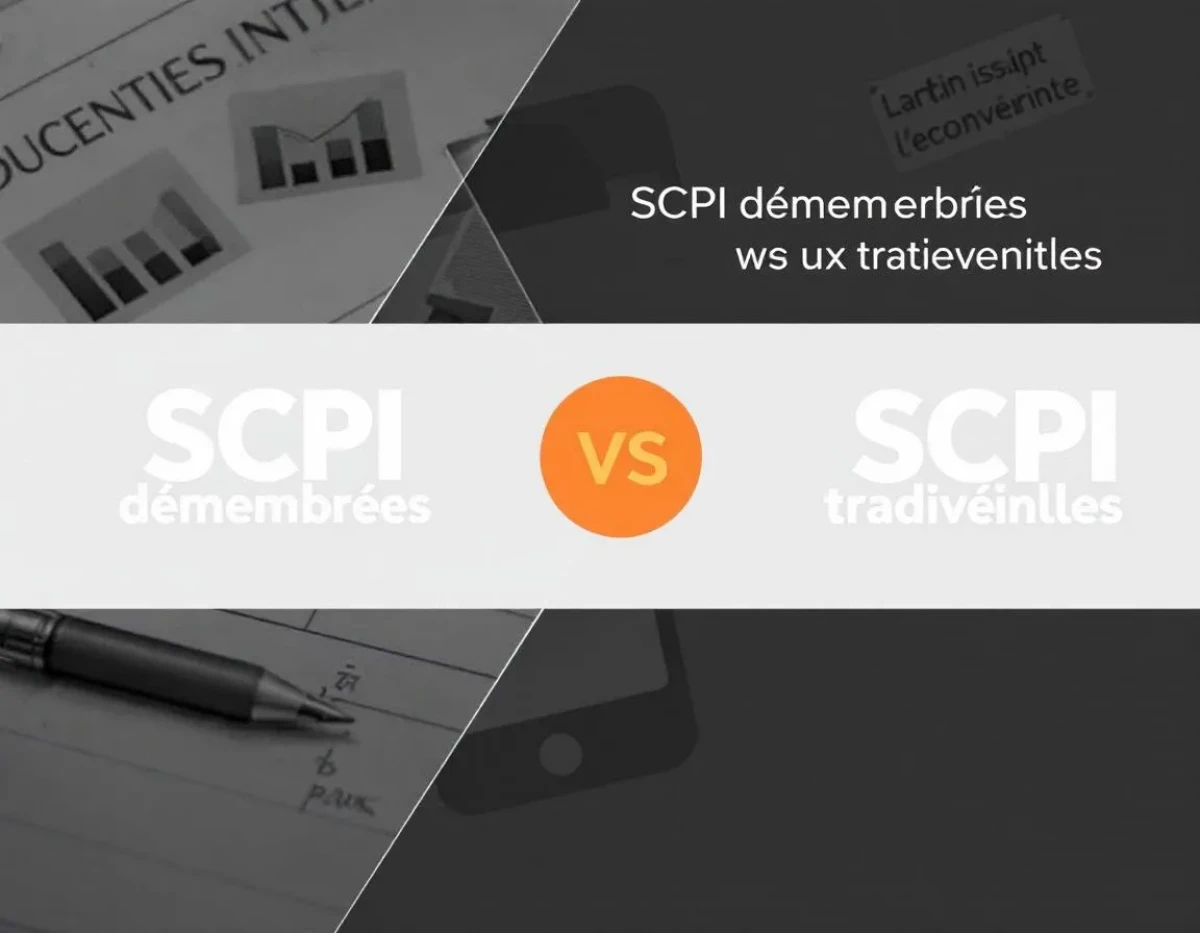 SCPI démembrées vs SCPI traditionnelles : comparatif des avantages et inconvénients